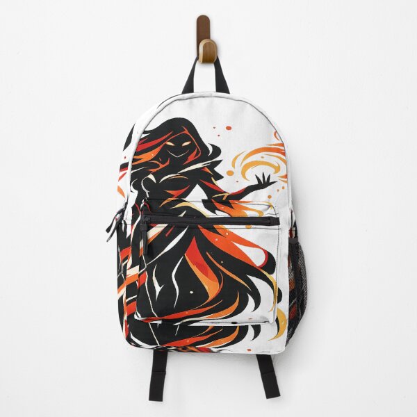 Item preview, Fire Sorceress Silhouette in Flames designed and sold by myforestfog.