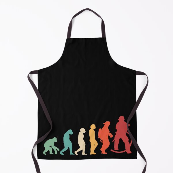 Item preview, Evolution of Man to Firefighter – Funny Human Evolution Graphic Tee designed and sold by HubCreates.