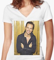 Andrew Women's Fitted V-Neck T-Shirt