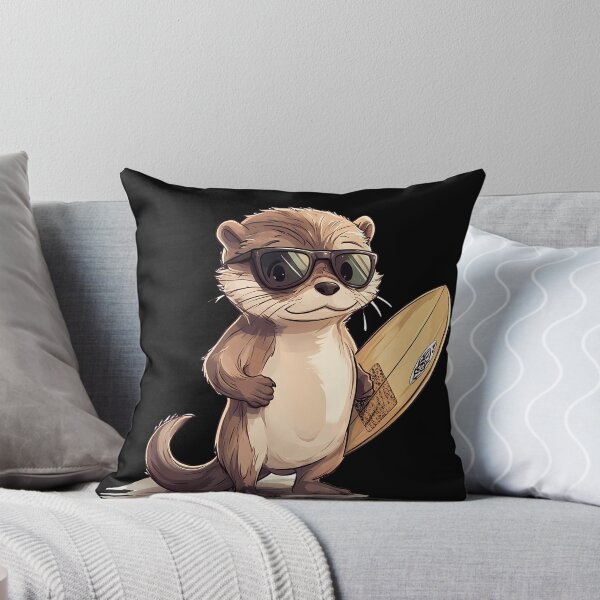 Item preview, Chill Surf Otter in Sunglasses designed and sold by Beachy Beasts.