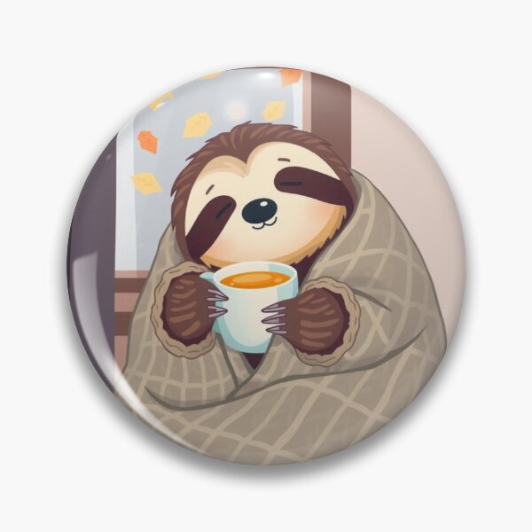 Item preview, Hygge Sloth Autumn T-Shirt | Cute Cozy Animal Tea Graphic Tee designed and sold by ArmaanArts.