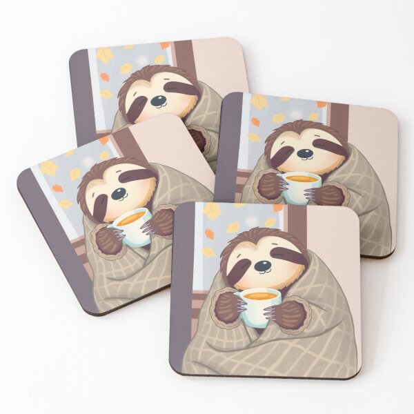 Item preview, Hygge Sloth Autumn T-Shirt | Cute Cozy Animal Tea Graphic Tee designed and sold by ArmaanArts.