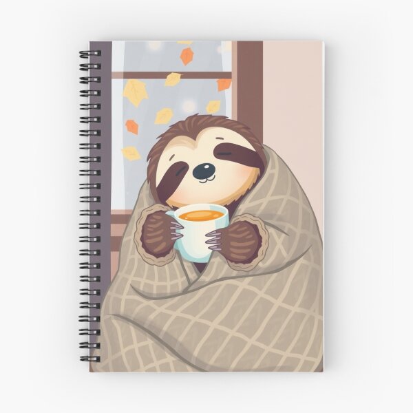 Item preview, Hygge Sloth Autumn T-Shirt | Cute Cozy Animal Tea Graphic Tee designed and sold by ArmaanArts.