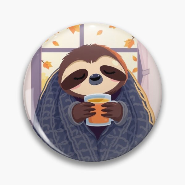 Item preview, Cute Cozy Sloth T-Shirt | Fall Tea Lover Sloth Aesthetic Tee designed and sold by ArmaanArts.