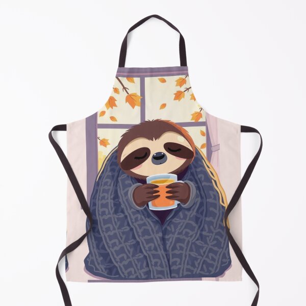 Item preview, Cute Cozy Sloth T-Shirt | Fall Tea Lover Sloth Aesthetic Tee designed and sold by ArmaanArts.