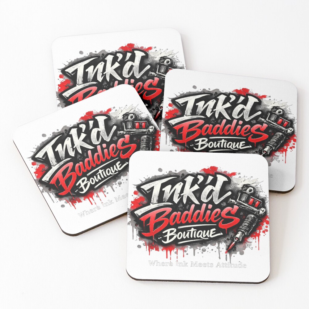 Item preview, Coasters (Set of 4) designed and sold by Ink-N-Hustle.