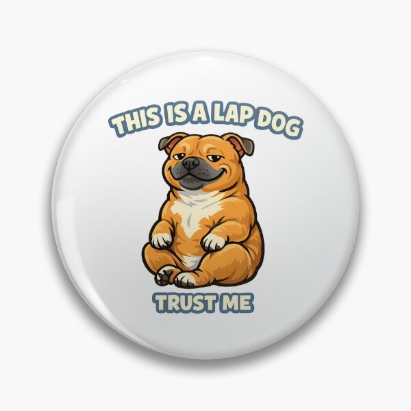 Item preview, This Is a Lap Dog - Trust Me Funny Cute Dog Illustration designed and sold by BestFriendTees.