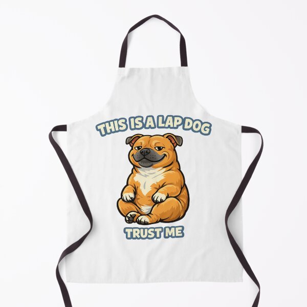 Item preview, This Is a Lap Dog - Trust Me Funny Cute Dog Illustration designed and sold by BestFriendTees.