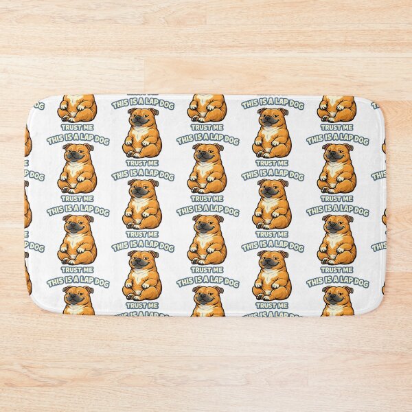 Item preview, This Is a Lap Dog - Trust Me Funny Cute Dog Illustration designed and sold by BestFriendTees.