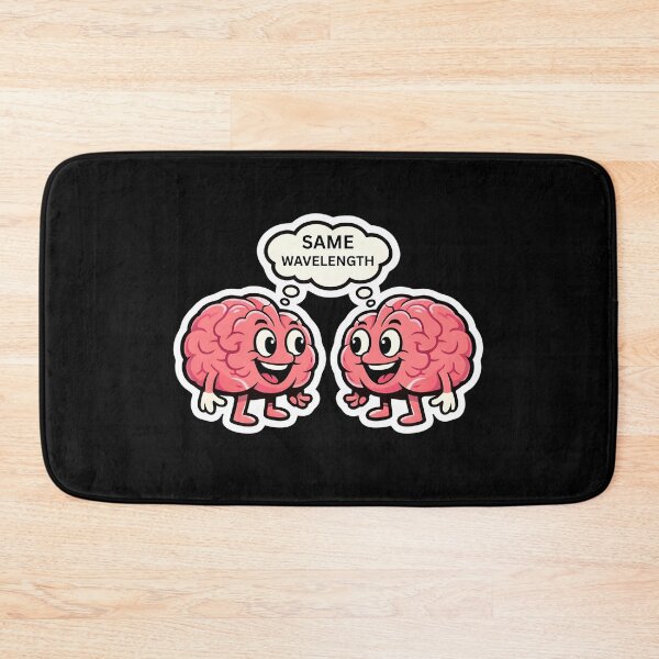 Item preview, Same Wavelength Valentine’s Day Brain Love Sticker designed and sold by FestivityFinds.