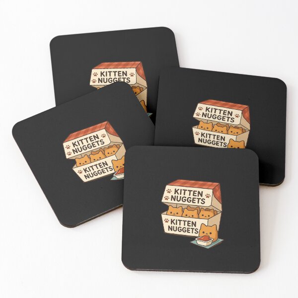 Item preview, Kitten Nuggets Cute Cat Fast Food designed and sold by dudelinart.
