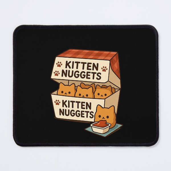 Item preview, Kitten Nuggets Cute Cat Fast Food designed and sold by dudelinart.