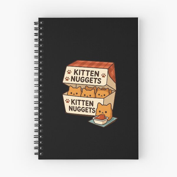 Item preview, Kitten Nuggets Cute Cat Fast Food designed and sold by dudelinart.