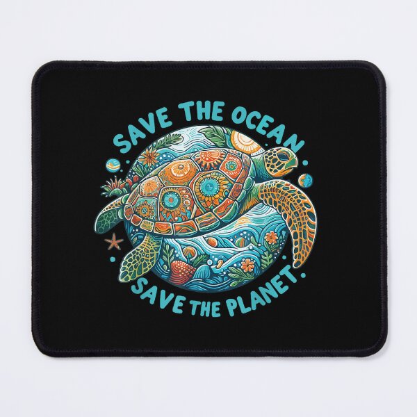 Item preview, Save The Ocean Save The Planet Cute Sea Turtle designed and sold by Irakalu.