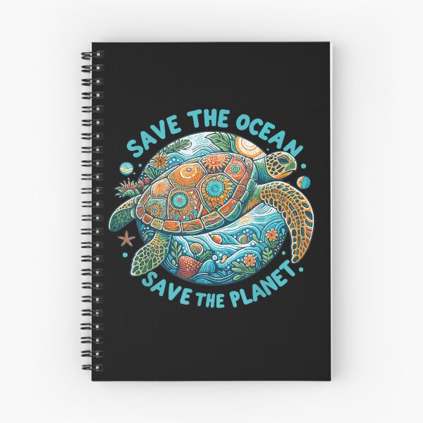 Item preview, Save The Ocean Save The Planet Cute Sea Turtle designed and sold by Irakalu.