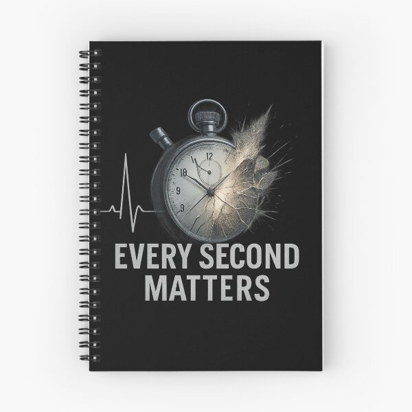 Item preview, Every Second Matters - Exploding Stopwatch & EKG Pulse designed and sold by MKreative Studio.