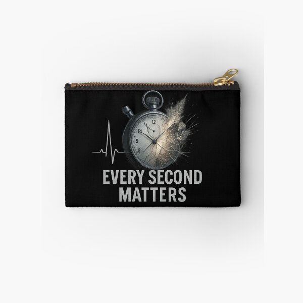 Item preview, Every Second Matters - Exploding Stopwatch & EKG Pulse designed and sold by MKreative Studio.