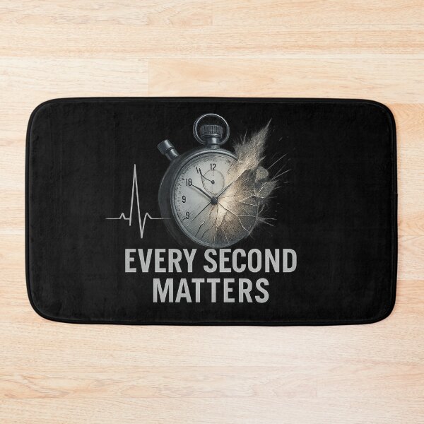 Item preview, Every Second Matters - Exploding Stopwatch & EKG Pulse designed and sold by MKreative Studio.