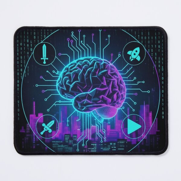 Item preview, Cyber Neural Brain - Gaming & Tech Nexus designed and sold by Colorful ArtWorks.