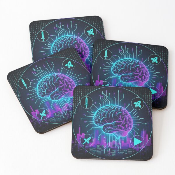Item preview, Cyber Neural Brain - Gaming & Tech Nexus designed and sold by Colorful ArtWorks.
