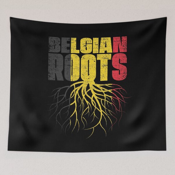 Item preview, Belgian Roots Belgium Heritage Flag designed and sold by GabbyKash.