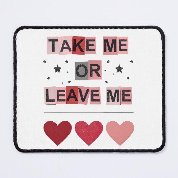 Item preview, Take Me Or Leave Me Ransom Note Aesthetic - Sassy Valentine's Day Collage designed and sold by FestivityFinds.