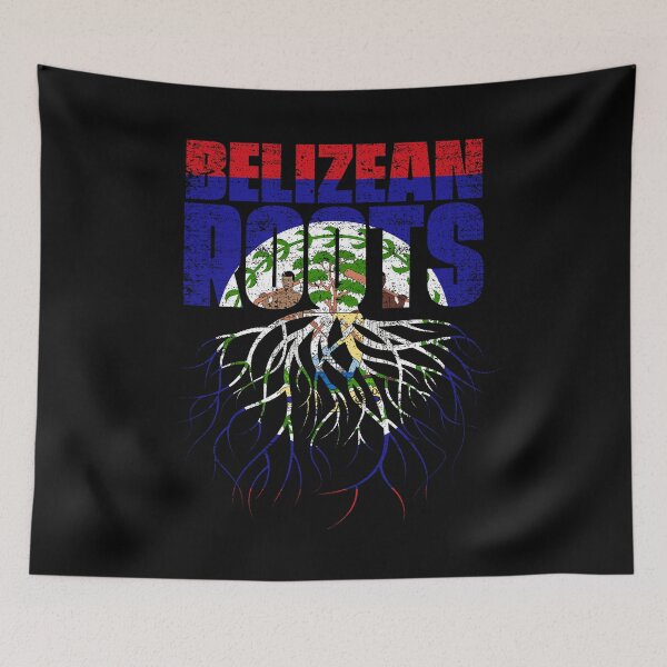 Item preview, Belizean Roots Belize Heritage Flag designed and sold by GabbyKash.