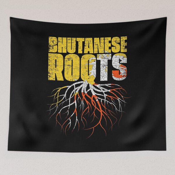 Item preview, Bhutanese Roots Bhutan Heritage Flag designed and sold by GabbyKash.