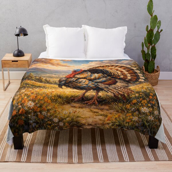 Item preview, Majestic Turkey in the Landscape – Digital Oil Painting designed and sold by slikar.