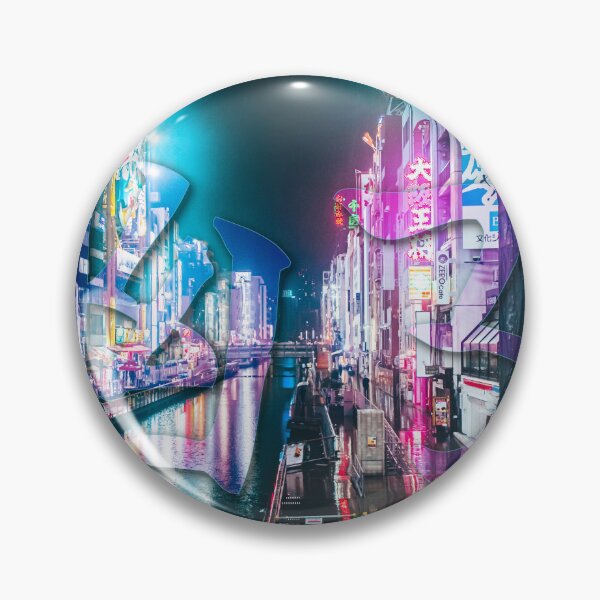 Item preview, Yūgen – Neon Reflections in a Rainy City designed and sold by MaverickCZ.