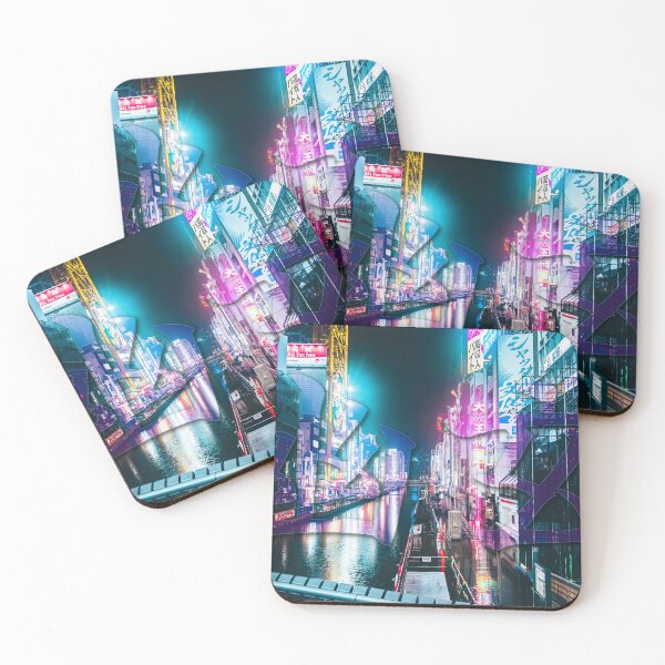 Item preview, Yūgen – Neon Reflections in a Rainy City designed and sold by MaverickCZ.