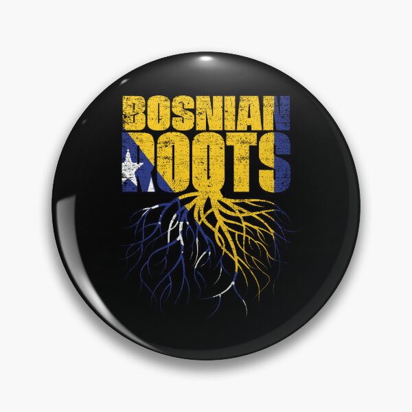 Item preview, Bosnian Roots Bosnia and Herzegovina Heritage Flag designed and sold by GabbyKash.