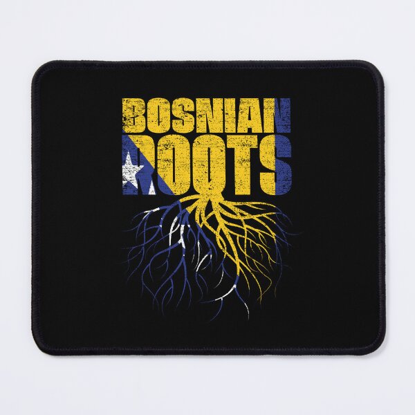 Item preview, Bosnian Roots Bosnia and Herzegovina Heritage Flag designed and sold by GabbyKash.