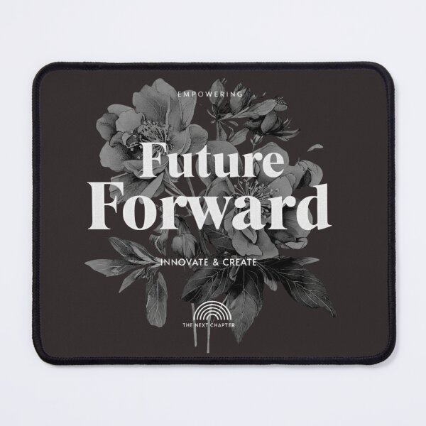 Item preview, Future Forward Design – Empowering Motivational Quote Typography with Floral Art for T-Shirts, Stickers & Gifts designed and sold by ShAn_Designs.