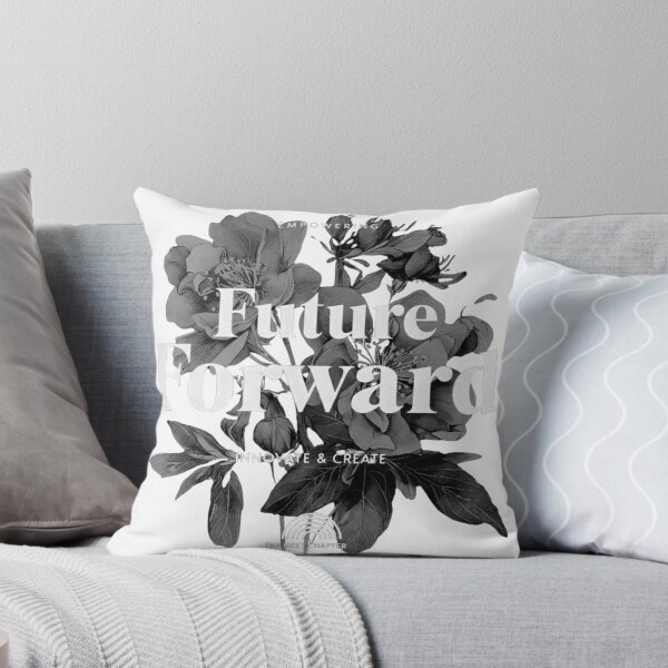 Item preview, Future Forward Design – Empowering Motivational Quote Typography with Floral Art for T-Shirts, Stickers & Gifts designed and sold by ShAn_Designs.