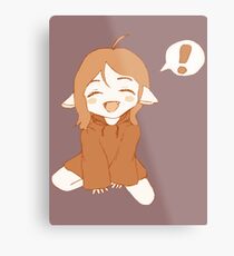 Kawaii Girl Metal Print