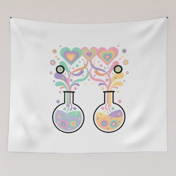 Item preview, Chemistry of Love Pastel Hearts Experiment designed and sold by Remy-Aura.