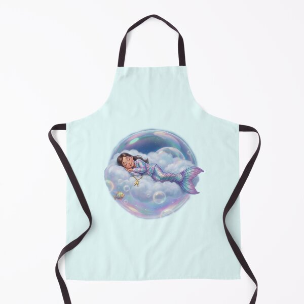 Item preview, Dreamy Pisces Zodiac Mermaid Girl Sleeping in Bubble designed and sold by PixMoody.