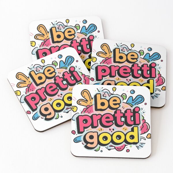 Item preview, Be Pretti Good Minimal Aesthetic Logo designed and sold by PeTees shop.