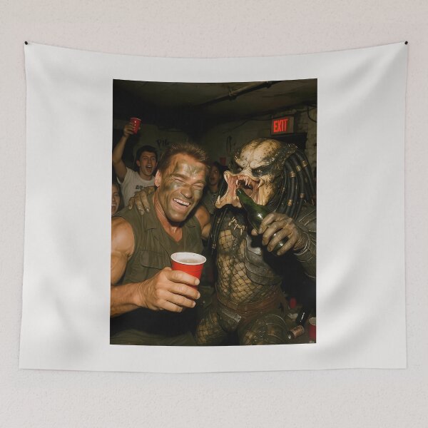 Item preview,  Arnold Schwarzenegger  The Predator - A Candid Paparazzi designed and sold by Nazarhussain.