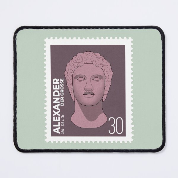 Item preview, sello postal de Alejandro Magno designed and sold by sanbrill.