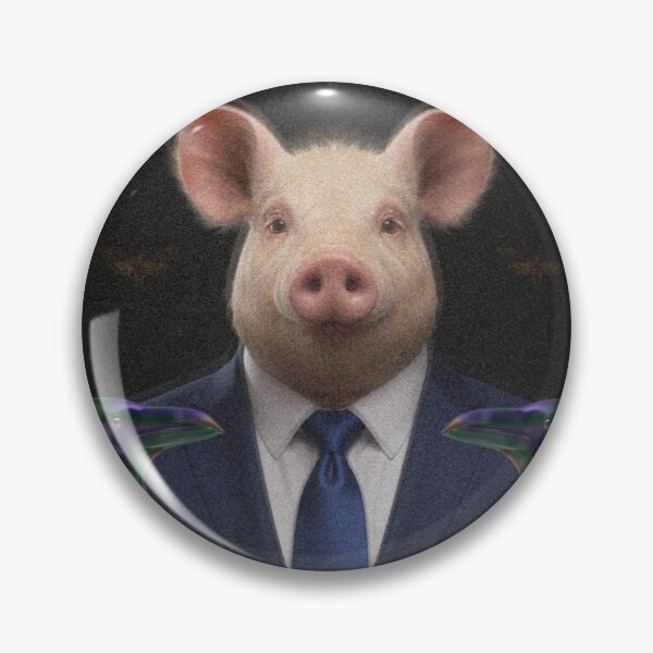 Item preview, Pig in a suit. designed and sold by moths-minor.