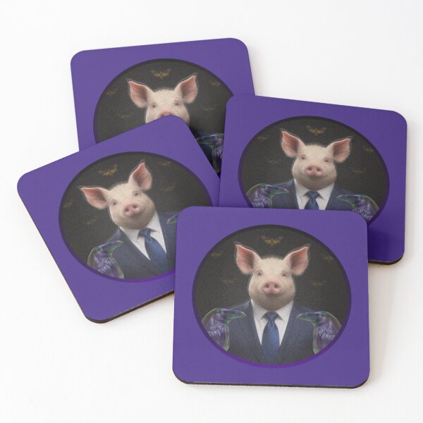 Item preview, Pig in a suit. designed and sold by moths-minor.