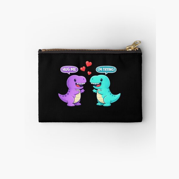 Item preview, Hug Me I'm Trying T-Rex Valentines Day Cute Kawaii Dinosaur designed and sold by faridman.