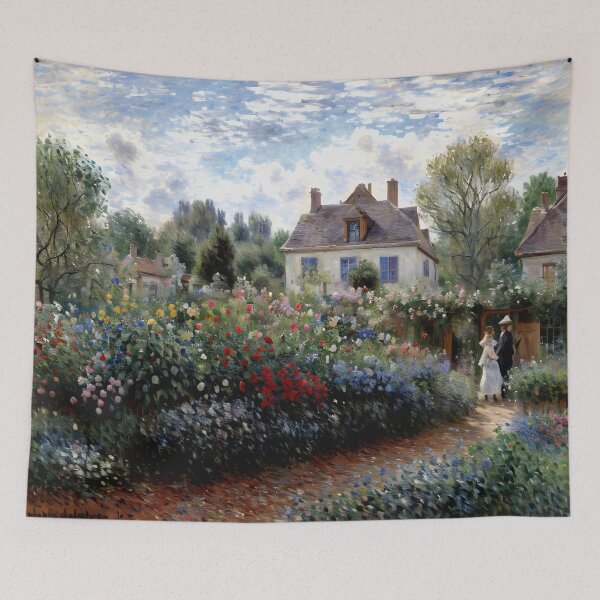 Item preview, The Artist's Garden in Argenteuil - Flourishing Beauty and Tranquil Harmony  designed and sold by artdesignsnow.
