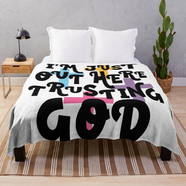 Item preview, Im Just Out Here Trusting God designed and sold by Colorfulman.