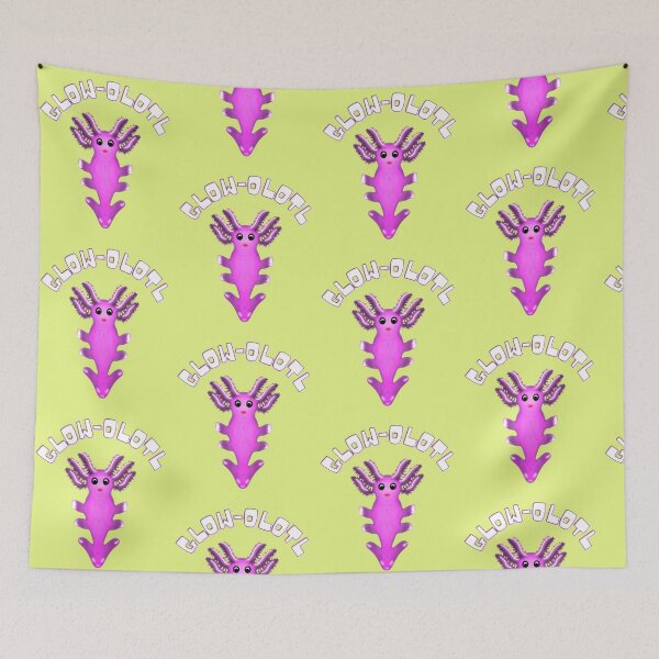Item preview, Luminous Galaxy Axolotl: Radiant Neon Aliencore Art designed and sold by HopeAndHustle.