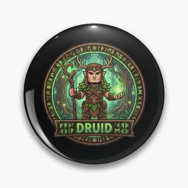 Item preview, Blocky Druid RPG Gamer Avatar designed and sold by SignumShop.