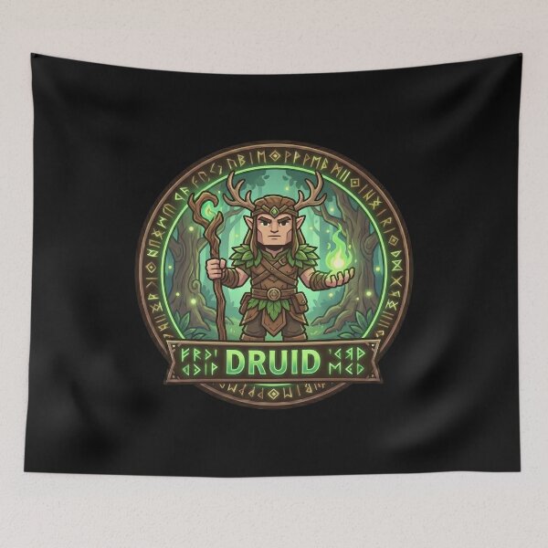Item preview, Blocky Druid RPG Gamer Avatar designed and sold by SignumShop.
