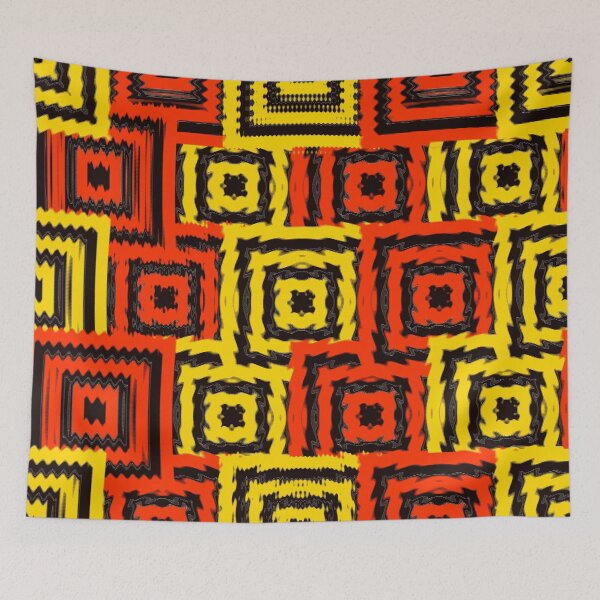 Item preview, Retro Persian Carpet Geometric Pattern  designed and sold by Codingart9.